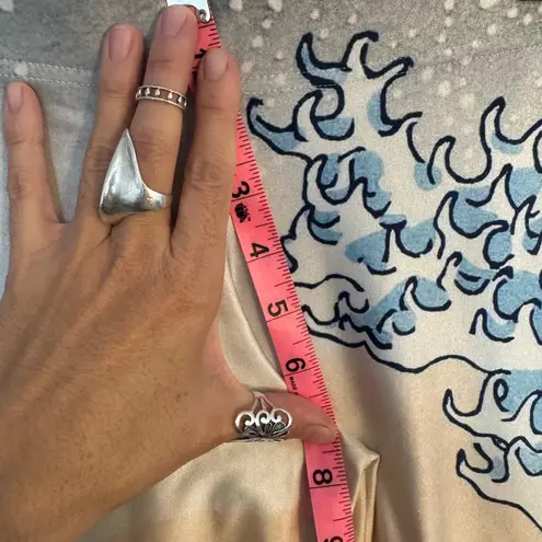 Blackmilk GREAT WAVE OF KANAGAWA BY HOKUSAI PRINTED LEGGINGS SZ SMALL MED RISE