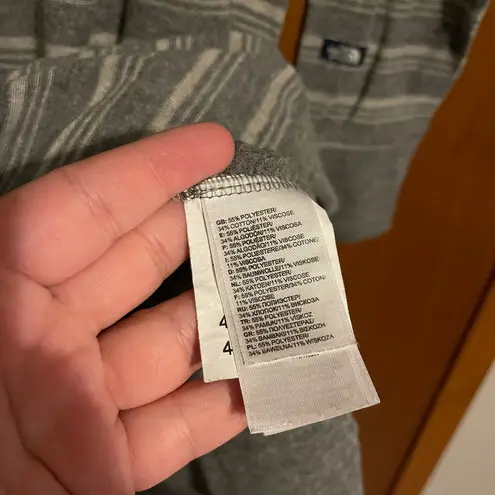 The North Face  Grey Striped Sweater Dress Size Large