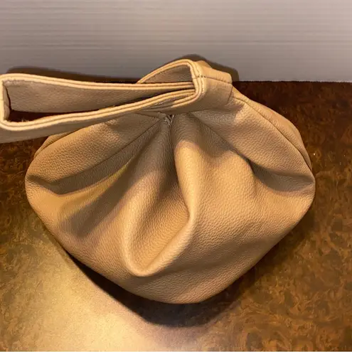 The Drop Women's Avalon Small Tote Bag in Taupe Faux Pebble Leather