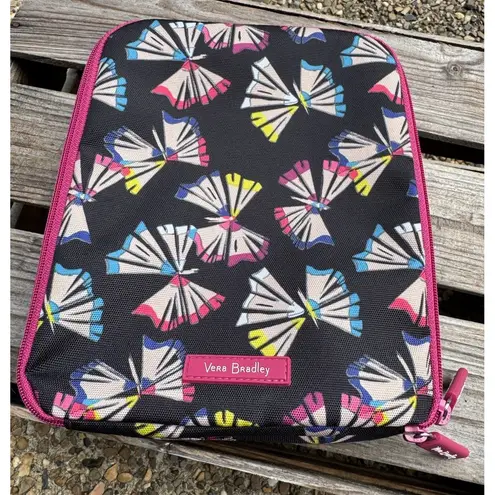 Vera & Lucy Vera Bradley Lighten Up Butterfly Pattern Lunch Bunch Box Bag 18223-J80