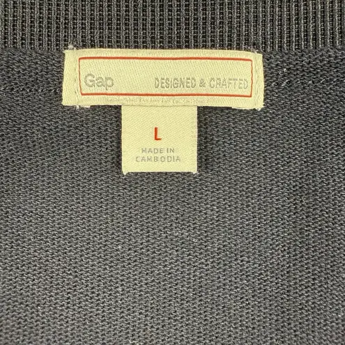 Gap  Slit Maxi Skirt Size Large Dark Navy Pull On Comfort Wardrobe Basic Casual thumbnail 6