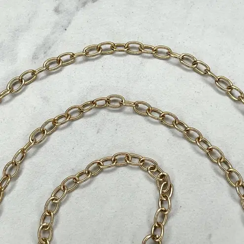 Gold Tone Chain Purse Strap Replacement Crossbody Shoulder Handbag 46" ✨