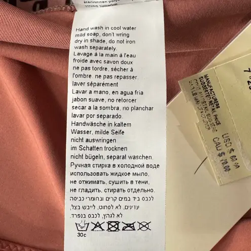 Gottex SZ 12 Luma Retro Bikini Swim Bottoms High-Waist Stretch Lined Geometric