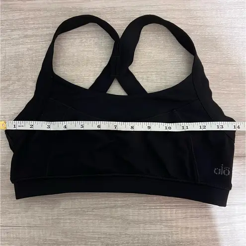 Alo Yoga  Sports Bra Black Size Small