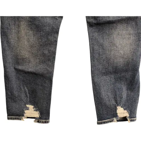 Liverpool NWT Kennedy Distressed Crop Mid Rise Jeans ECO Style 16W