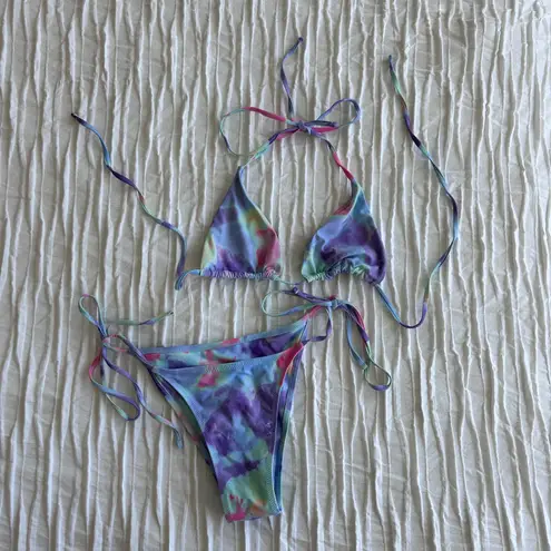 SheIn Tie Dye Bikini