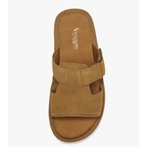 Koolaburra by Ugg Women's Tan Suede Platform Slides Sandals Size Unknown
