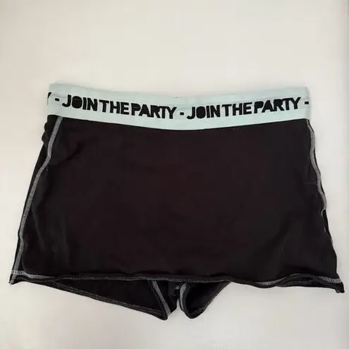 Zumba Bike Skort Womens Size M Black Athletic Dance Workout Casual