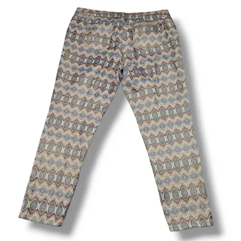 Jeans Size 18 Women's Hot Kiss Skinny Lily Jeans Southwest Pattern Gold