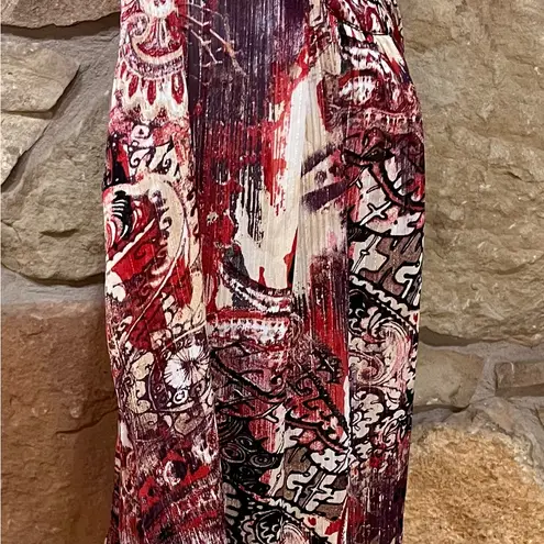 Rebecca Malone Flowy Fall Lined Pullover Blouse Women’s 2X Earth Tones