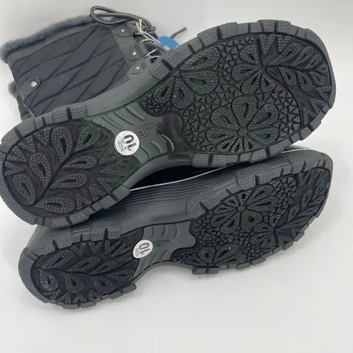 Jbu JAMBU & CO Lorina Boots Size 10 Faux Fur Black Waterproof Memory Foam NWT