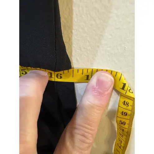 Eliza J Women Dress Size 14 Black Sleeveless Maxi Stretch Rhinestones