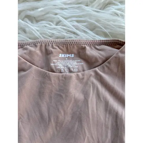 SKIMS Fits Everybody High Neck Bodysuit Mica Size Medium