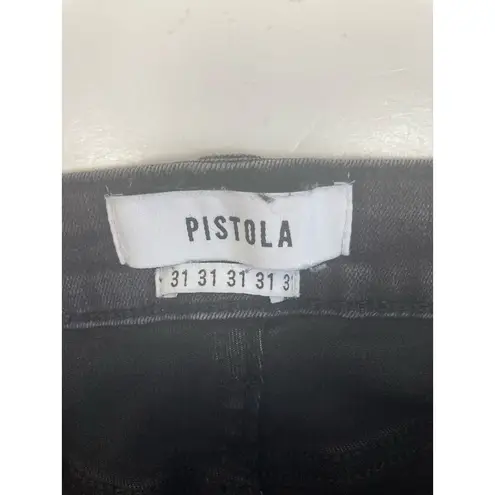 Pistola * Jeans Womens Size 31 Black Skinny Mid Rise Festival Fairy Grunge