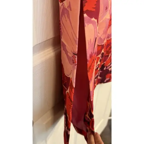 NWT Tuckernuck XS Red Poppy Stripe Hutton Dress Brunch Party Wedding Guest LINED