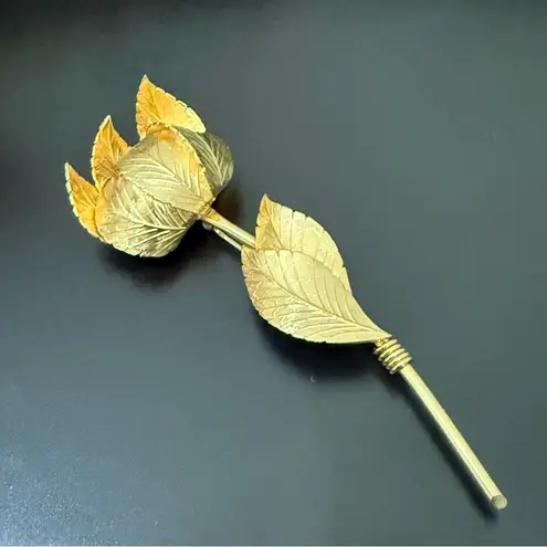 Vintage CORO Textured Gold