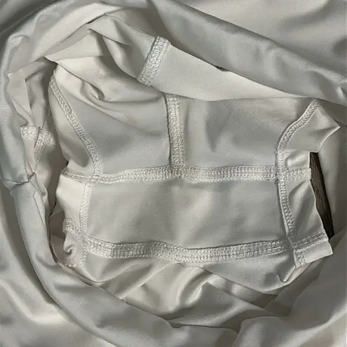 K-Swiss 13” White Layered Tennis Skirt Skort Pockets Size Medium