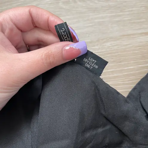 Passport Vintage Y2K Black Floral Sequin Fairy Sheer Open Back Halter Tank Top