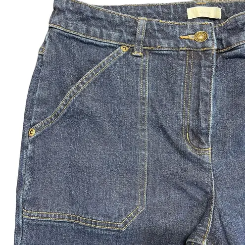 Christopher & Banks CBK Sport Womens Denim Blue Jeans Pants Stretch Straight Leg Medium Wash Size 8