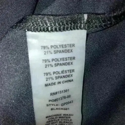 Good American  black track jacket sz 2 (M)