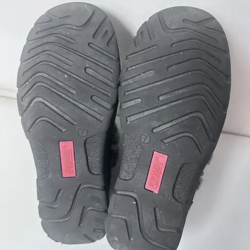 Khombu Boots Womens 7 Black Jessica Memory Foam Ankle Snow Bootie Double Zip