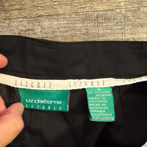 Elegant Black High Waist Women's Shorts / DG14 Size 6