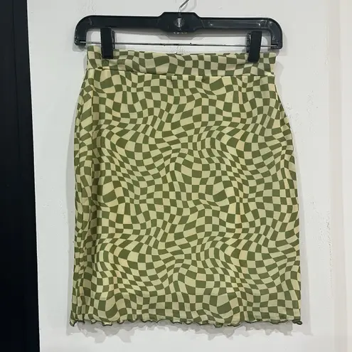 Daisy Street Geometric Mesh Skirt Size UK 10 / US 6 Funky Y2K