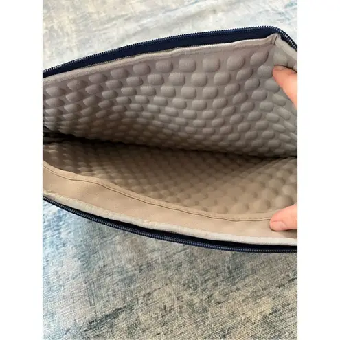 Mosiso Blue Laptop Ipad Zippered Sleeve Bag with Carry Handle Blue