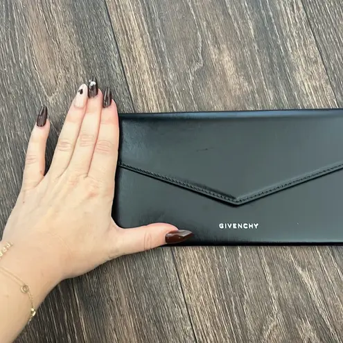 Givenchy  Black Flap Clutch