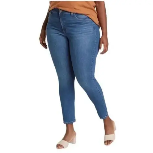 Ava & Viv Women's Plus Size 26W Skinny Stretch Jeans – Medium Wash, NWT
