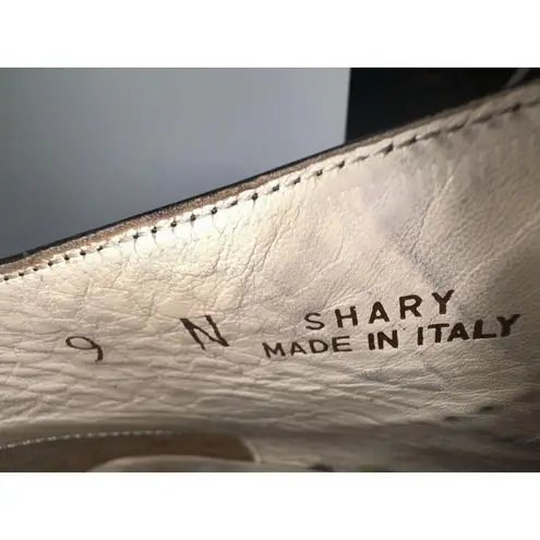 Bally Shary Black Leather Croc Embossed Ankle Boots 9 N Flat Made in Italy