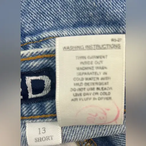 Cruel Girl 13 31x29 Short Relaxed Fit Denim Light Wash Cowgirl Blue Jeans