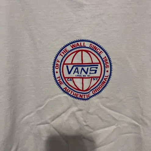 Vans  Classic Era White, Red &
Blue Long Sleeve T-Shirt size small