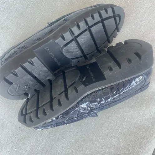 Donald Pliner The Hope Dark Blue Slip on Loafers Size 8 NWOB