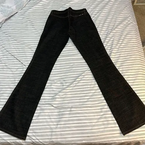 Frankie B Denim Black Bootcut Size 6 Made in USA 28X34 inches. New Black