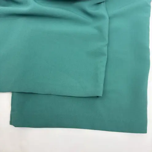 Gal Meets Glam Collection Nicole Sweetheart Square Neck Jumpsuit Green Wide Leg