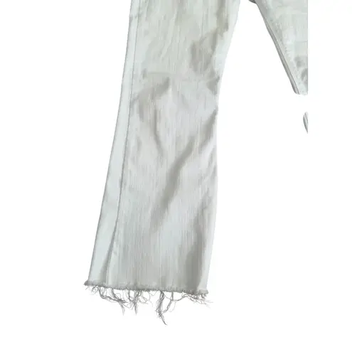 Just Black White Straight Leg Denim Jeans Size 31