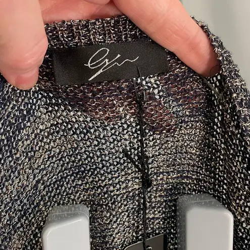 NWT Gorgeous size medium blue shimmer sweater