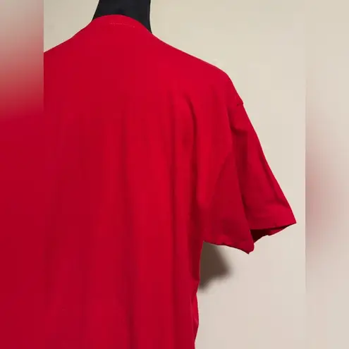 EUC Ann Arbor Custom Red and White Drunk 1 Funny Graphic Tee size XL