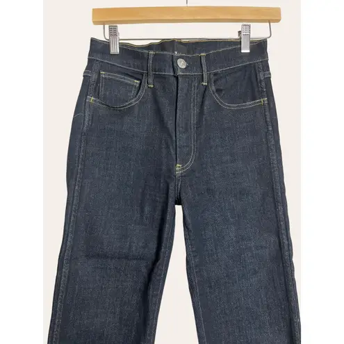 3x1 Made Here Anthropologie Joni Dark Wash High Rise Wide Leg Ankle Jean Size 25 - Image 7