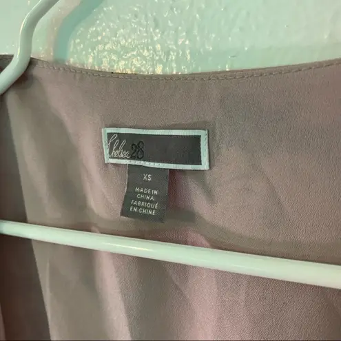 Chelsea28 High Low Wrap Dress Mauve Pink Floral