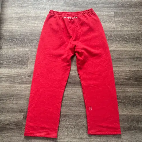 Lonely Ghost Text Me When You Land Wide Leg Sweatpants XL Cotton UNISEX