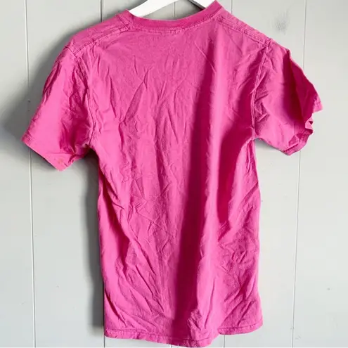Port & Co Austin Texas Graphic Tee Pink Size Small