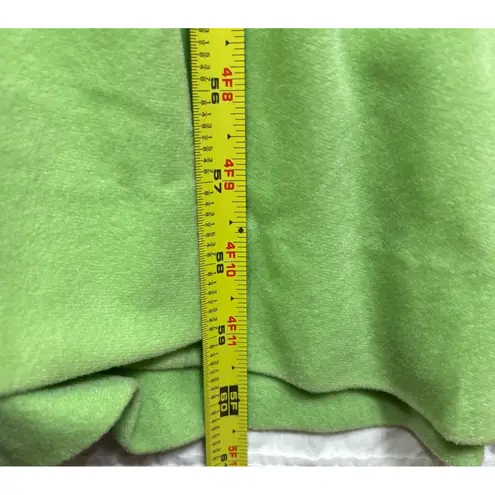 Vtg Halston IV Dorian Caftan Robe Womens M Green Velvet Loungewear Elegant 70's Size M