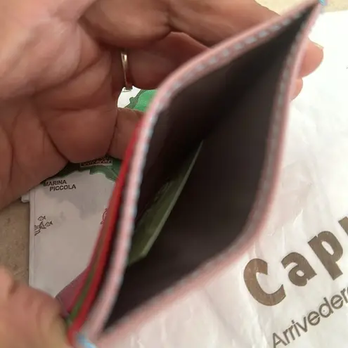 🇮🇹 Firenze Genuine Leather Multicolored Double Sided Credit Card Holder