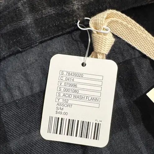 Urban Renewal Black and Brown Plaid Shirt