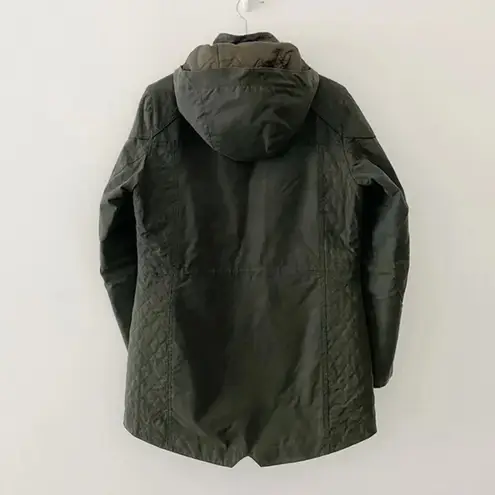 Barbour Waxed Cotton Hawkstone Parka Jacket in Sage Size UK 8 Retail 549 Green 238 56 Off Retail From Romy
