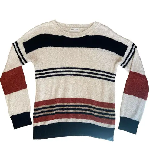 Soft Striped Crewneck Sweater