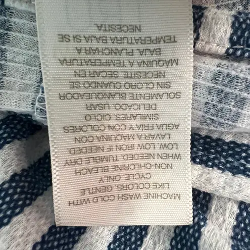 Time And Tru Tunic Womens 1X Hooded Striped Stretch Lightweight Lounge Casual