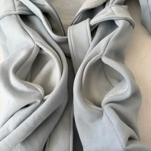 Lake Fleece Robe Womens Light Blue Loungewear Pajamas Cozy Size M Size M